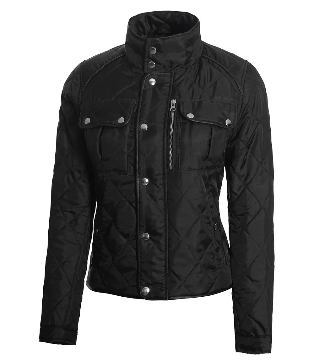 Women’s Black Lightweight Quilted Jacket